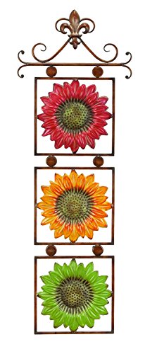 0787699290584 - BENZARA METAL SUNFLOWER DECOR WIDE GIFT FOR EVERY ONE, 13