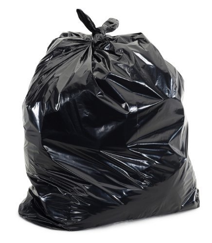 0787721186014 - BLACK GARBAGE BAGS 30X36 25 GALLON 100/CASE 2.0 MIL BY PLASTICPLACE