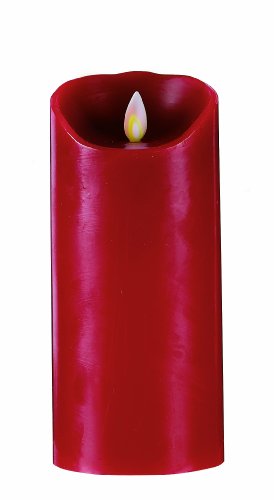 0787732647931 - BOSTON WAREHOUSE MYSTIQUE FLAMELESS CANDLE, 7-INCH, RED