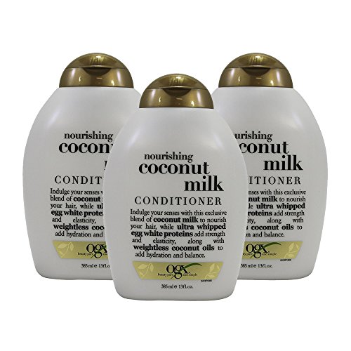 0787734174435 - OGX NOURISHING COCONUT MILK CONDITIONER 13 OUNCE (PACK OF 3)