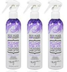 0787734204866 - NOT YOUR MOTHER'S PLUMP FOR JOY THICKENING HAIR LIFTER FOR FINE THIN HAIR 8 OZ. (3 PACK)