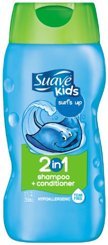 0787734353885 - SUAVE KIDS 2 IN 1 SHAMPOO & CONDITIONER, SURF'S UP 12 OUNCE (PACK OF 6) (PACKAGI