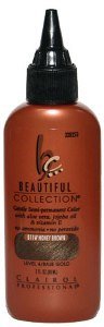 0787734433181 - CLAIROL PROFESSIONAL BEAUTIFUL COLLECTION GENTLE SEMI- PERMANENT COLOR B11W HONEY BROWN LEVEL 4-BASE GOLD 3OZ/88 ML