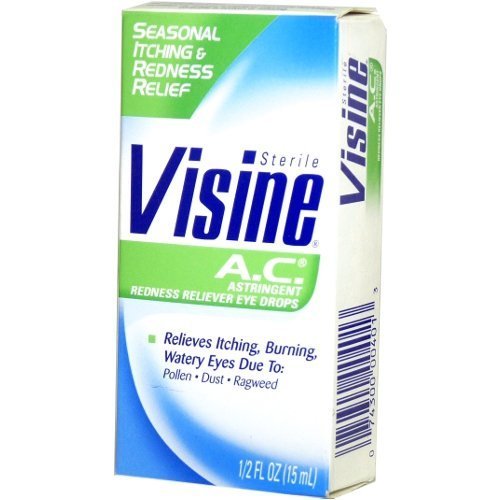 0787734447058 - VISINE EYE DROPS, REDNESS RELIEVER, A.C. ASTRINGENT, 0.5 OZ (PACK OF 6) BY UNKNOWN