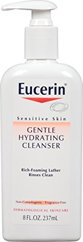 0787734486217 - EUCERIN SENSITIVE SKIN GENTLE HYDRATING CLEANSER, 8 OUNCE (PACK OF 3) BY EUCERIN