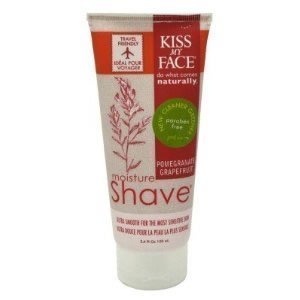 0787734664608 - KISS MY FACE MOISTURE SHAVE NATURAL SHAVING CREAM, GREEN TEA AND BAMBOO SHAVING SOAP, 3.4 OUNCE