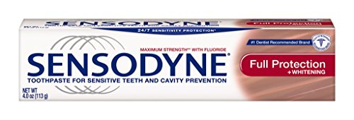 0787734734646 - SENSODYNE TOOTHPASTE FOR SENSITIVE TEETH AND CAVITY PREVENTION, MAXIMUM STRENGTH, FULL PROTECTION, 4-OUNCE TUBES (PACK OF 4)