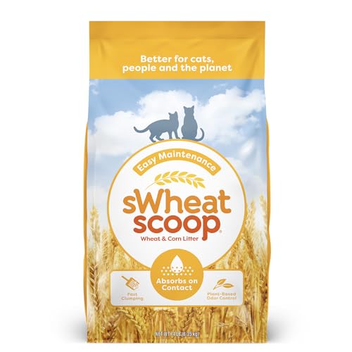 0787748721144 - SWHEAT SCOOP EASY MAINTENANCE WHEAT CAT LITTER, 14 POUND BAG