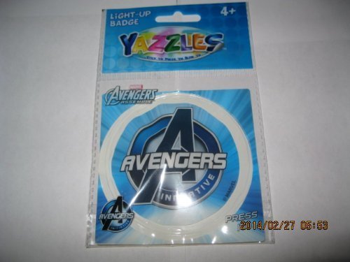 0787766027983 - YAZZLES LIGHT-UP BADGE (AVENGERS) BY BLIP TOYS