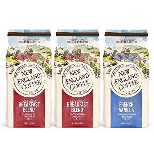 0787780601343 - NEW ENGLAND COFFEE VARIETY PACK - BREAKFAST BLEND & FRENCH VANILLA