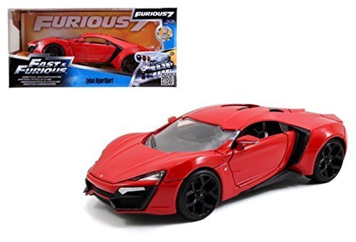 0787793112348 - NEW 1:24 FAST AND FURIOUS 7 LYKAN HYPERSPORT DIECAST MODEL CAR BY JADA TOYS BY JADA