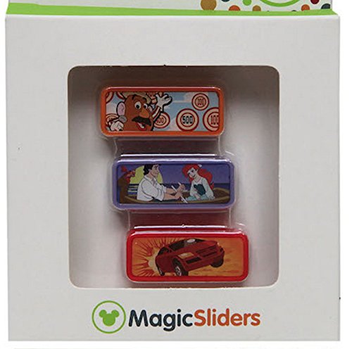 0787793132148 - DISNEY PARKS HOLLYWOOD STUDIOS TOY STORY MIDWAY MANIA, VOYAGE OF THE LITTLE MERMAID, LIGHTS, MOTOR, ACTION EXTREME STUNT SHOW SET MAGIC BAND SLIDER MAGICBAND MAGICSLIDERS