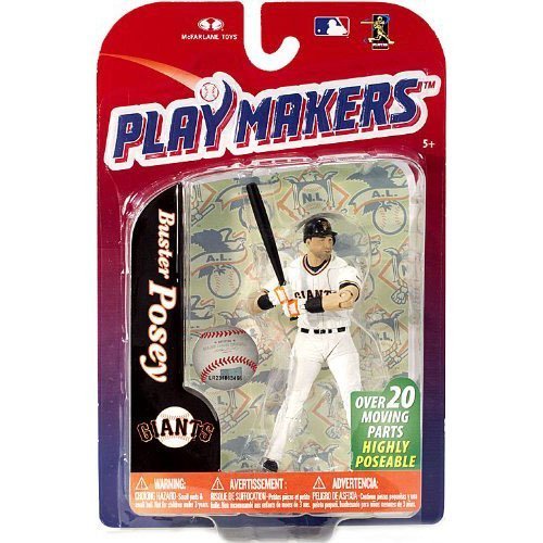 0787793580000 - MCFARLANE PLAYMAKERS: MLB SERIES 4 BUSTER POSEY - S.F. GIANTS 4 INCH ACTION FIGURE BY MCFARLANE TOYS