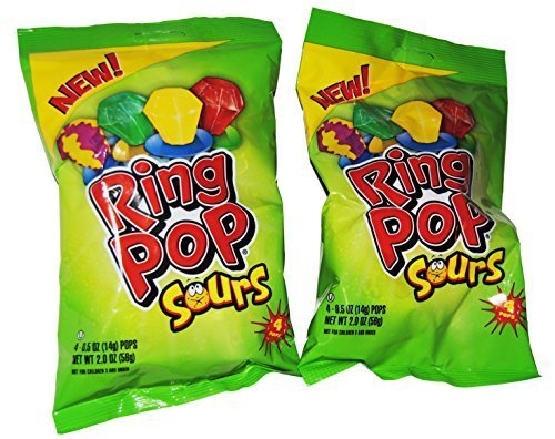 0787793838026 - SOUR RING POPS (2 PACK) BY BAZOOKA