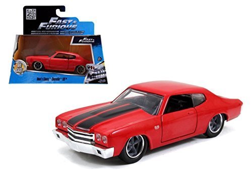 0787799040584 - DOM'S CHEVY CHEVELLE SS RED FAST & FURIOUS  MOVIE 1/32 BY JADA 97380 BY JADA