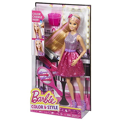 0787799097762 - BARBIE HAIR COLOR AND STYLE DOLL