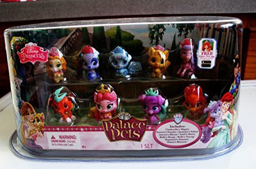 0787799196014 - PALACE PETS MINI FIGURE SET OF 9 - SLIPPER, NUZZLES, SULTAN, BLOOM, MATEY, ROUGE, TEACUP, SUMMER & BLOSSOM