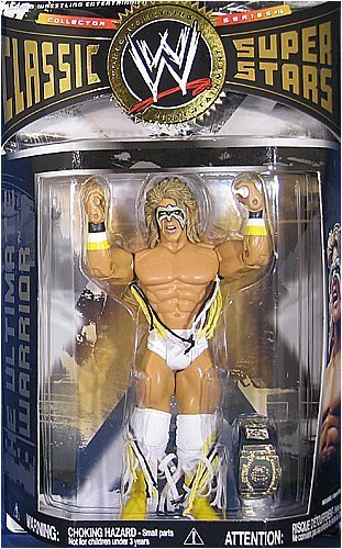 0787799213025 - ULTIMATE WARRIOR - CLASSIC SUPERSTARS 16 WWE TOY WRESTLING ACTION FIGURE BY WWE