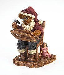 0787799217085 - KRINGLEBEARY CLAUS... NORTH POLE REPAIR SHOP ! ................ BOYD BEARSTONE 4022276 BY BEARS & HARES YOU CAN TRUST........ THE BEARSTONE HOLIDAY COLLECTION