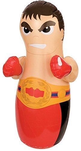 0787799259351 - 3D BOP BAG BLOW UP INFLATABLE PUNCHING BAG - BOXER (TOY)