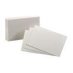 0078787401501 - 3IN. X 5IN. BLANK INDEX CARDS 40150-SP