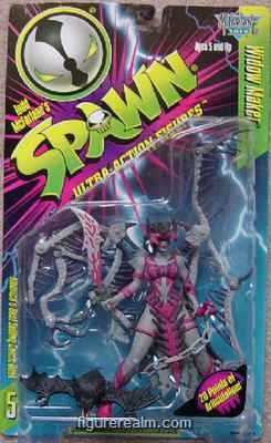 0787926101447 - TODD MCFARLANE'S SPAWN WIDOW MAKER 5 ULTRA ACTION FIGURE 1996--WHITE SKINNED