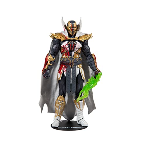 0787926110616 - MORTAL KOMBAT MALEFIK SPAWN BLOODY DISCIPLE 7 ACTION FIGURE WITH ACCESSORIES