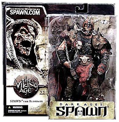 0787926112610 - MCFARLANE - SPAWN - SERIES 22 - DARK AGES SPAWN: VIKING AGE - SPAWN THE BLOODAXE ULTRA-ACTION FIGURE W/CUSTOM ACCESSORY