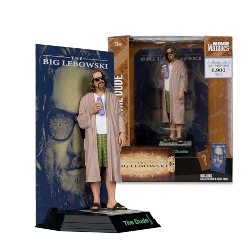 0787926140194 - MCFARLANE TOYS - MOVIE MANIACS THE DUDE (THE BIG LEBOWSKI) 6IN POSED FIGURE