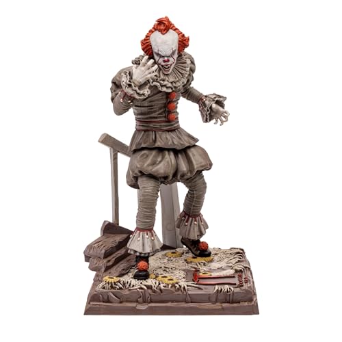 0787926140330 - MCFARLANE TOYS - WB 100: PENNYWISE (IT CHAPTER TWO) MOVIE MANIACS 6IN POSED FIGURE