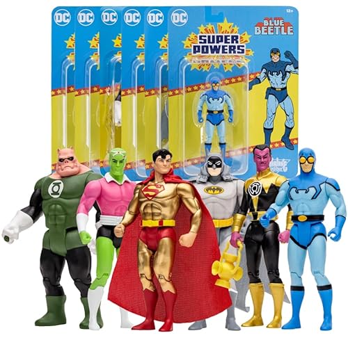 0787926158052 - MCFARLANE TOYS - DC SUPER POWERS 6 PACK, WAVE 7, 4.5IN SCALE FIGURES