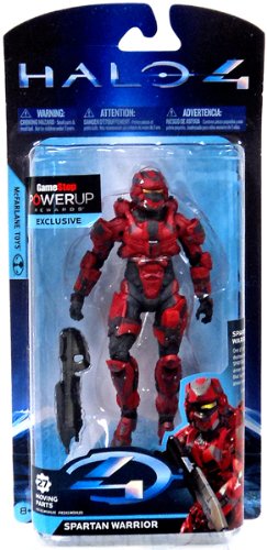 0787926188691 - HALO 4 MCFARLANE TOYS EXCLUSIVE SERIES 2 ACTION FIGURE RED SPARTAN WARRIOR