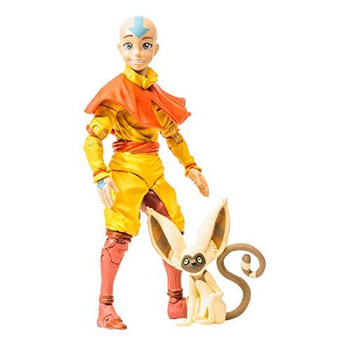 0787926190526 - MCFARLANE TOYS - AVATAR TLAB 7IN WV2 - AANG WITH MOMO