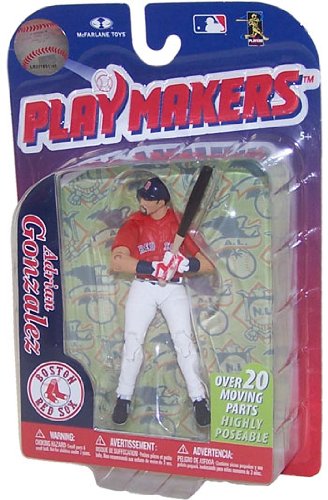 0787926726510 - MLB BOSTON RED SOX MCFARLANE 2012 PLAYMAKERS SERIES 3 ADRIAN GONZALEZ ACTION FIGURE