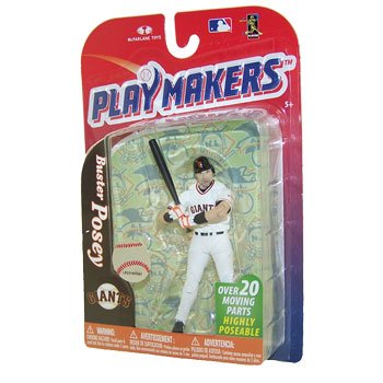0787926726640 - MCFARLANE PLAYMAKERS: MLB SERIES 4 BUSTER POSEY - S.F. GIANTS 4 INCH ACTION FIGURE