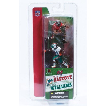 0787926751468 - MIKE ALSTOTT / TAMPA BAY BUCCANEERS & RICKY WILLIAMS / MIAMI DOLPHINS * 3 INCH * MCFARLANE'S NFL SPORTS PICKS SERIES 1 MINI FIGURE 2-PACK