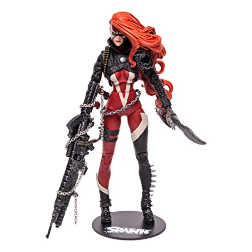 0787926901634 - MCFARLANE TOYS SPAWN SHE SPAWN 7 ACTION FIGURE DELUXE BOX SET WITH EIGHT ACCESSORIES