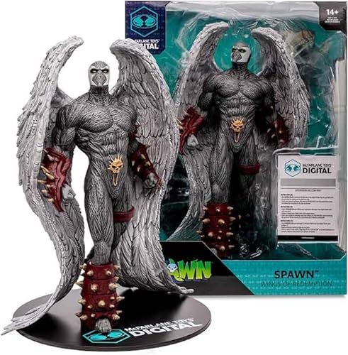0787926901641 - MCFARLANE - WINGS OF REDEMPTION - SPAWN 12 POSED STATUE WITH DIGITAL COLLECTIBLE