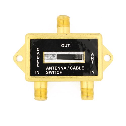 0788012342102 - WIDESKALL® GOLD PLATED 5-900 MHZ 100DB COAXIAL A/B SWITCH