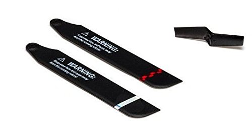 0788128662095 - SET OF MAIN ROTOR BLADES AND ONE TAIL BLADE FOR TOP RACE® HELICOPTERS TR-807 AND TR-808 (1 SET)