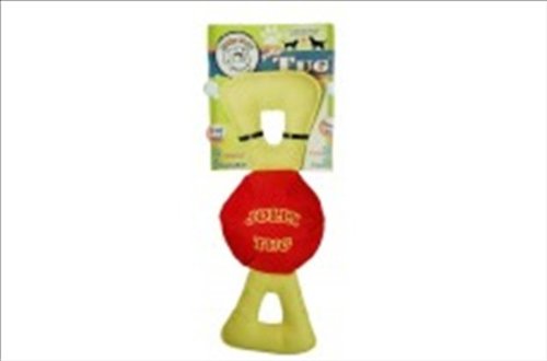 0788169040418 - JOLLY PETS TUG SQUEAKY TOY FOR SMALL DOGS, MEDIUM, COLORS MAY VARY