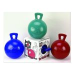 0788169041019 - BALL WITH HANDLE FOR HORSES SIZE RED 10 IN