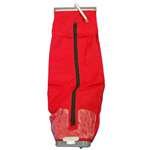 0788536534830 - RED VACUUM CLEANER OUTER CLOTH BAG FITS EUREKA, SANITAIRE, KENT, ADVANCE, NSS, ORECK BISSELL, EUROCLEAN, NILFISK, REALIAVAC, TRIPLE S, CLARKE*/ALTO VACUUM BRANDS (TWO-WAY (ZIPPER/SHAKE OUT))
