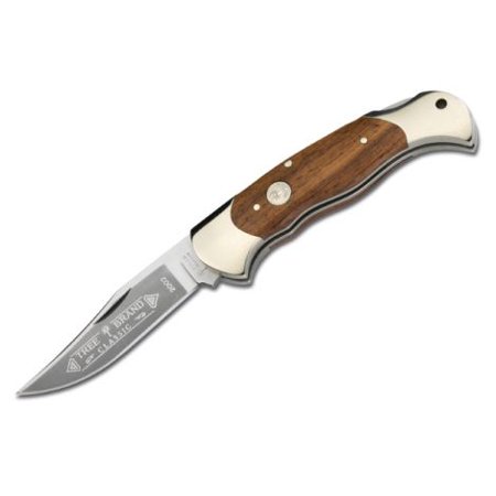0788857000311 - BOKER KNIFE 112002 440-C BLADE AND ROSEWOOD HANDLE CLASSIC FOLDING KNIFE