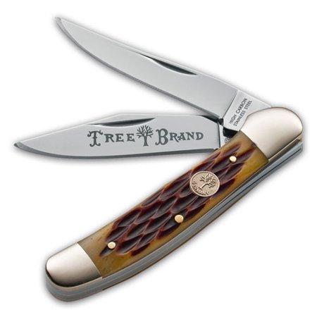 0788857020142 - BOKER 110723 TS COPPERHEAD POCKET KNIFE WITH TWO BLADES, BROWN
