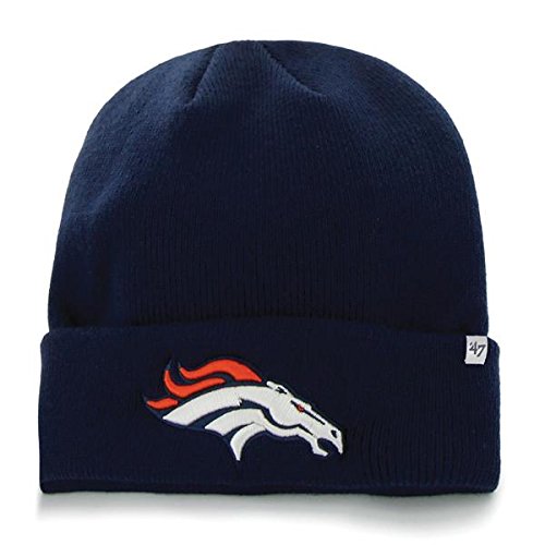 0078893689268 - NFL END ZONE CUFFED KNIT HAT - K010Z, DENVER BRONCOS, ONE SIZE FITS ALL