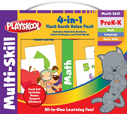 0788958113965 - PLAYSKOOL FLASH CARDS VALUE PACK - ALPHABET/FIRST WORDS/SHAPES & COLORS/NUMBERS