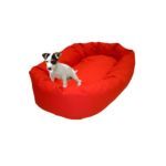 0788995611417 - LARGE 40 BAGEL BED RED