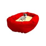 0788995612216 - SMALL 24 BAGEL BED RED & SHERPA