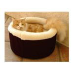 0788995641100 - SMALL 16 CAT CUDDLER PET BED BLACK 16 IN